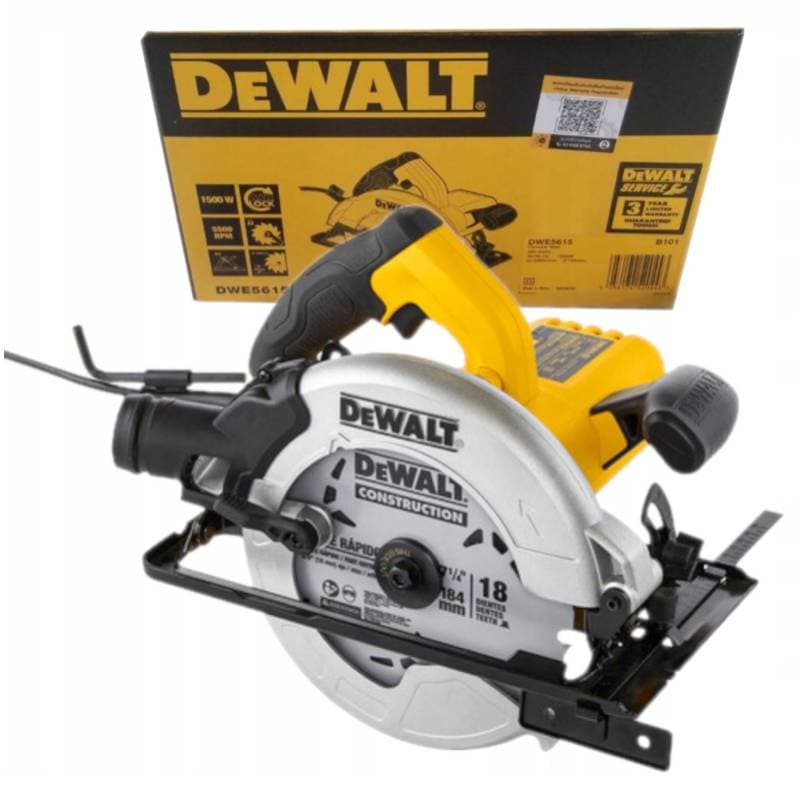 Ferăstrău circular DeWALT DWE5615, 1500W, 190x30mm, adâncime 68mm